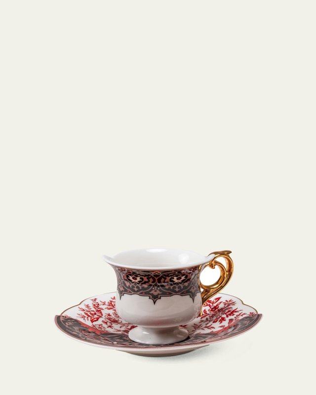 Hybrid Sagala Coffee Cup & Saucer